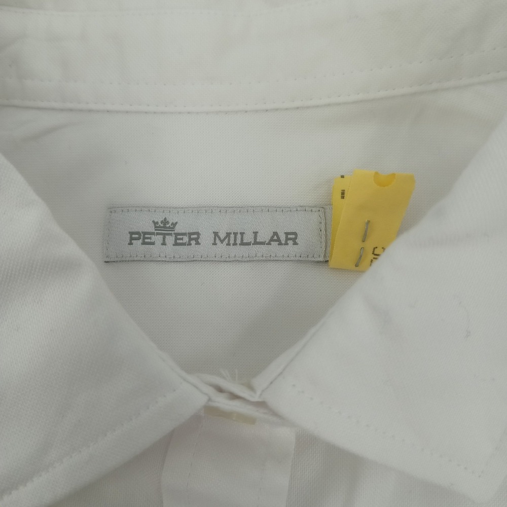 Peter Millar White Button-Down Shirt - Picture 2 of 7